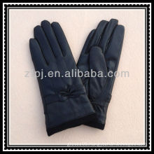 leather palm knit wrist gloves 40cm